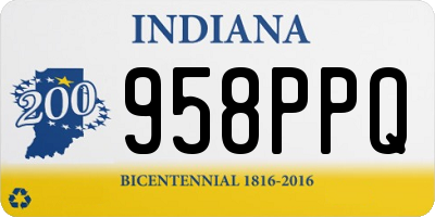 IN license plate 958PPQ