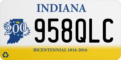 IN license plate 958QLC