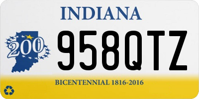 IN license plate 958QTZ
