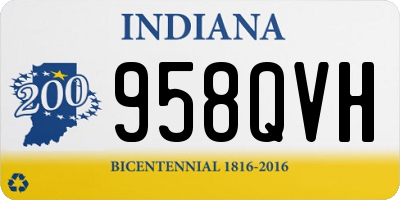 IN license plate 958QVH