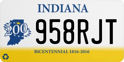 IN license plate 958RJT