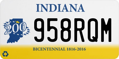IN license plate 958RQM