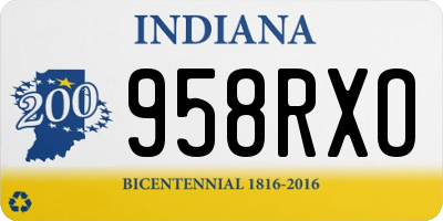IN license plate 958RXO