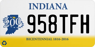 IN license plate 958TFH