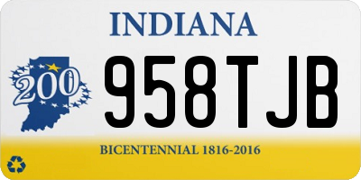 IN license plate 958TJB