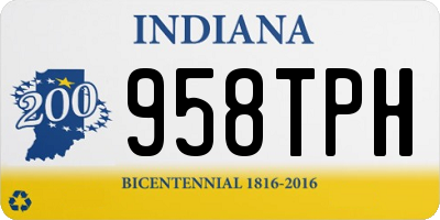 IN license plate 958TPH