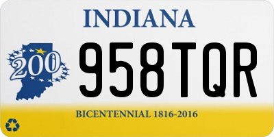 IN license plate 958TQR