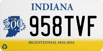 IN license plate 958TVF