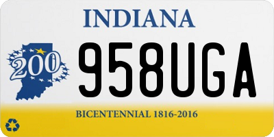 IN license plate 958UGA