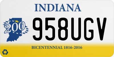 IN license plate 958UGV