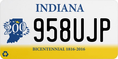 IN license plate 958UJP