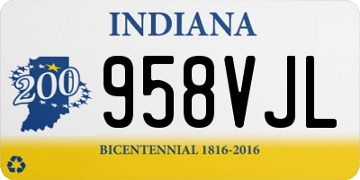 IN license plate 958VJL