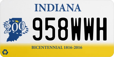 IN license plate 958WWH
