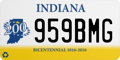 IN license plate 959BMG