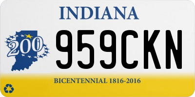 IN license plate 959CKN