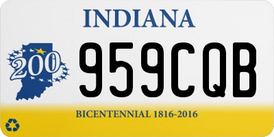 IN license plate 959CQB