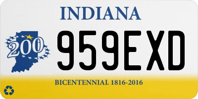 IN license plate 959EXD