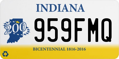 IN license plate 959FMQ