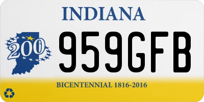 IN license plate 959GFB