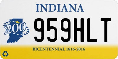 IN license plate 959HLT