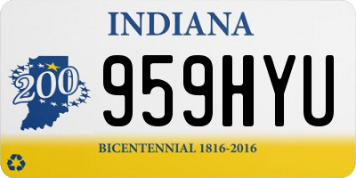 IN license plate 959HYU