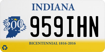IN license plate 959IHN