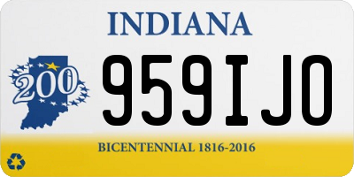 IN license plate 959IJO