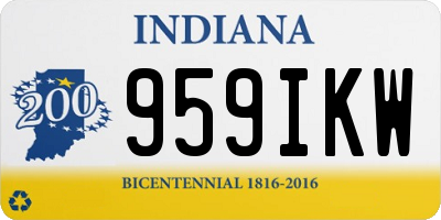 IN license plate 959IKW