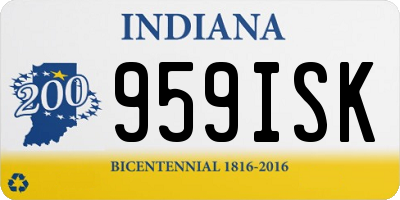 IN license plate 959ISK