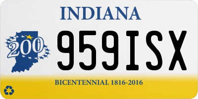 IN license plate 959ISX