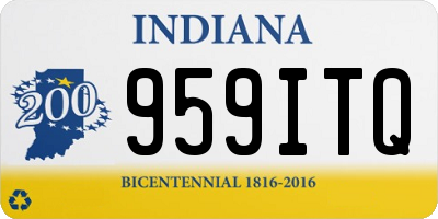 IN license plate 959ITQ