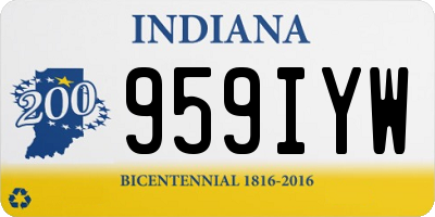 IN license plate 959IYW