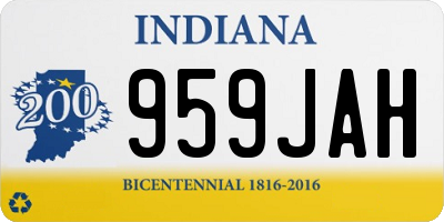 IN license plate 959JAH