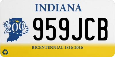IN license plate 959JCB