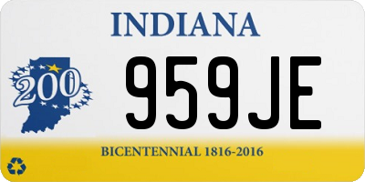 IN license plate 959JE