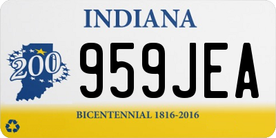 IN license plate 959JEA