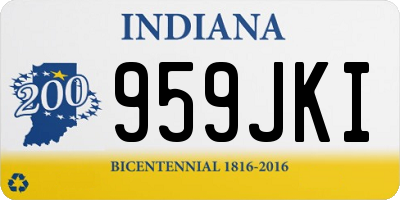IN license plate 959JKI