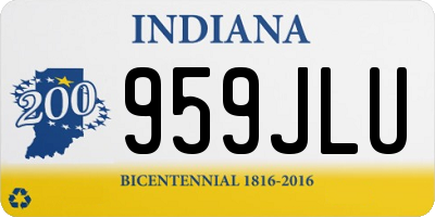 IN license plate 959JLU