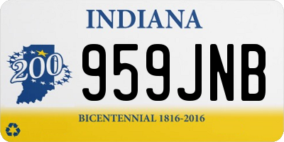 IN license plate 959JNB