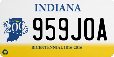 IN license plate 959JOA
