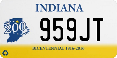 IN license plate 959JT