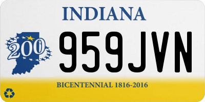 IN license plate 959JVN