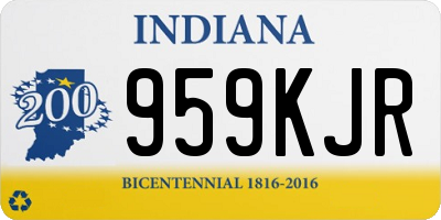 IN license plate 959KJR