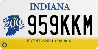 IN license plate 959KKM