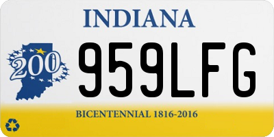 IN license plate 959LFG