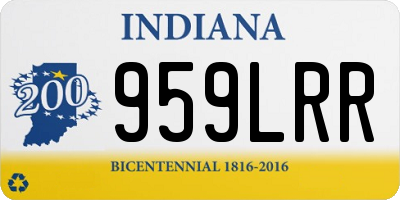 IN license plate 959LRR