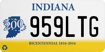 IN license plate 959LTG