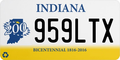 IN license plate 959LTX