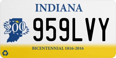 IN license plate 959LVY