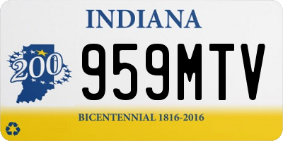 IN license plate 959MTV